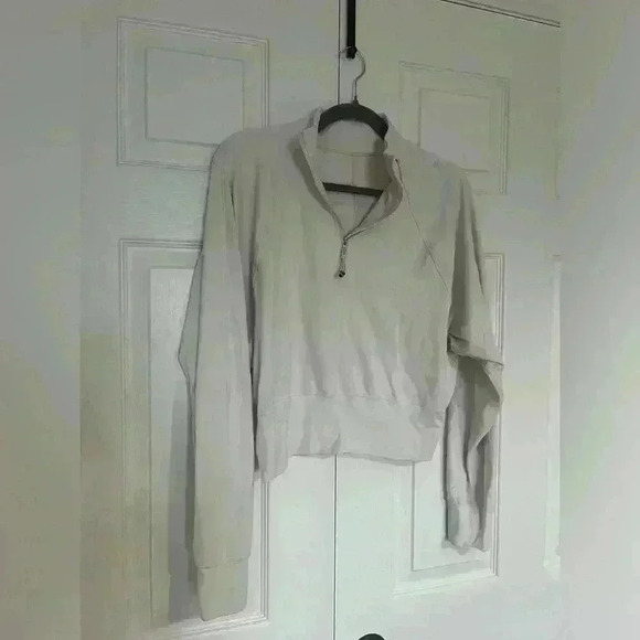 Lululemon Ready to Rulu  Half-Zip Pullover White Opal 6 - Picture 2 of 3